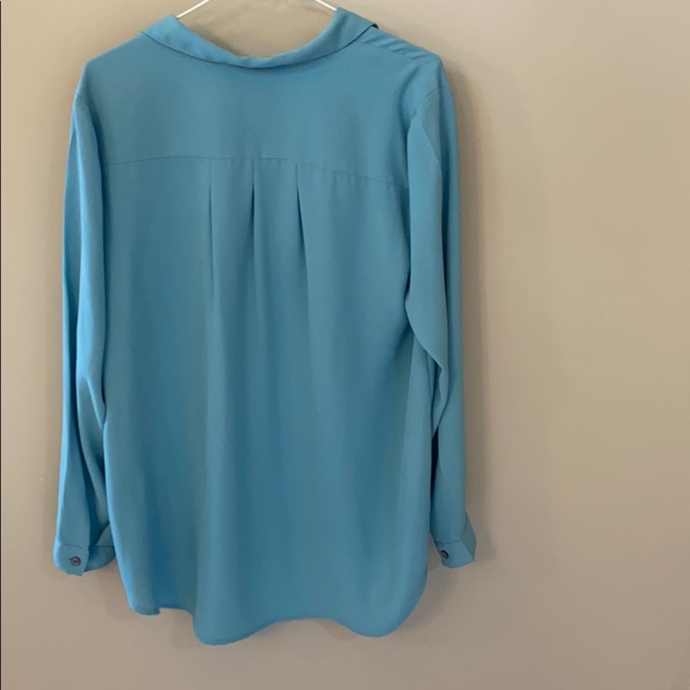 Turquoise blouse - Picture 3 of 3